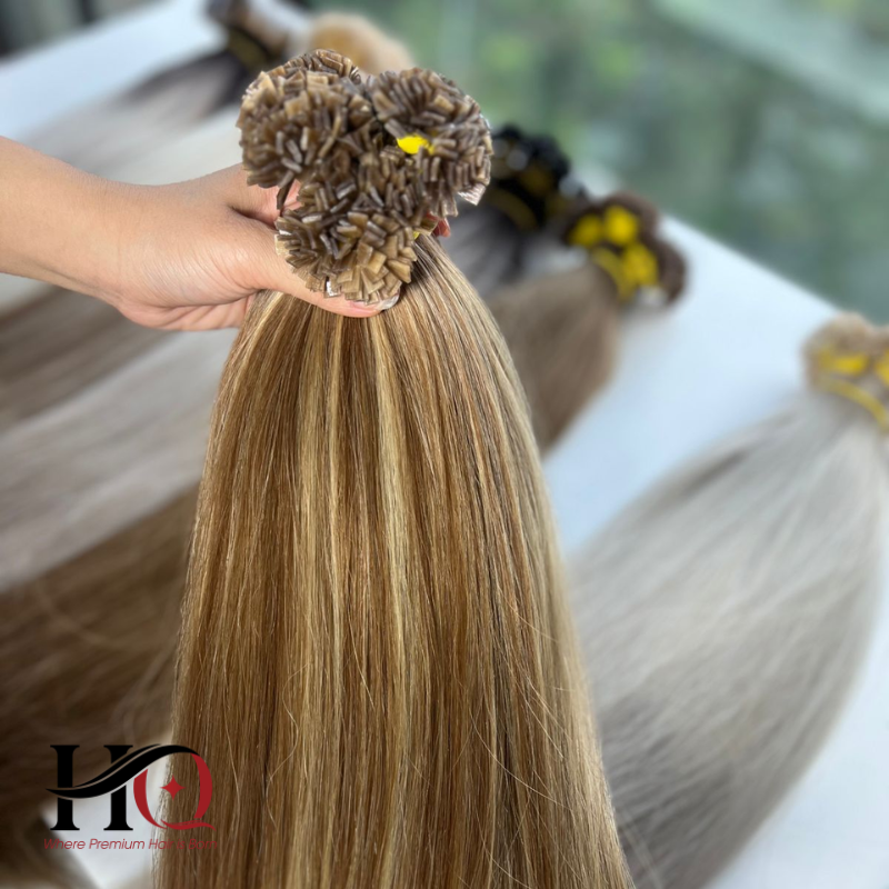 K-Tip Extensions Natural Straight #Ombre 4Q-18C