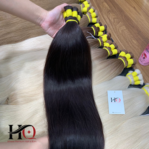 Bulk Hair Extensions Natural Straight #1B