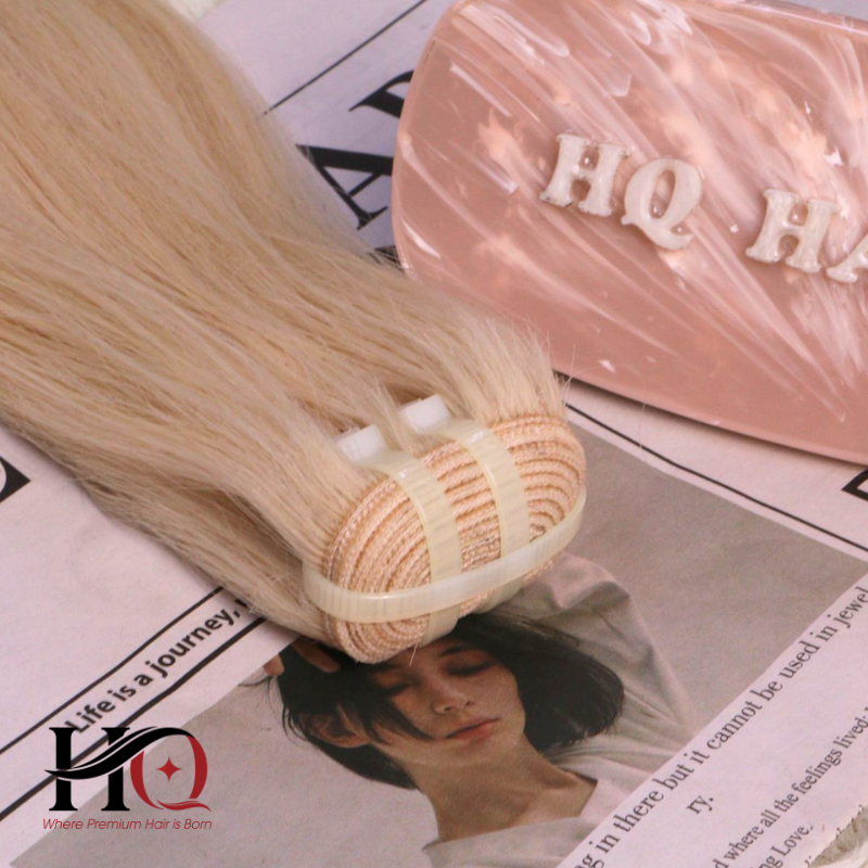 Machine Weft Extension Natural Straight #613