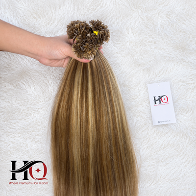 K-Tip Extensions Natural Straight #Ombre 4Q-18C